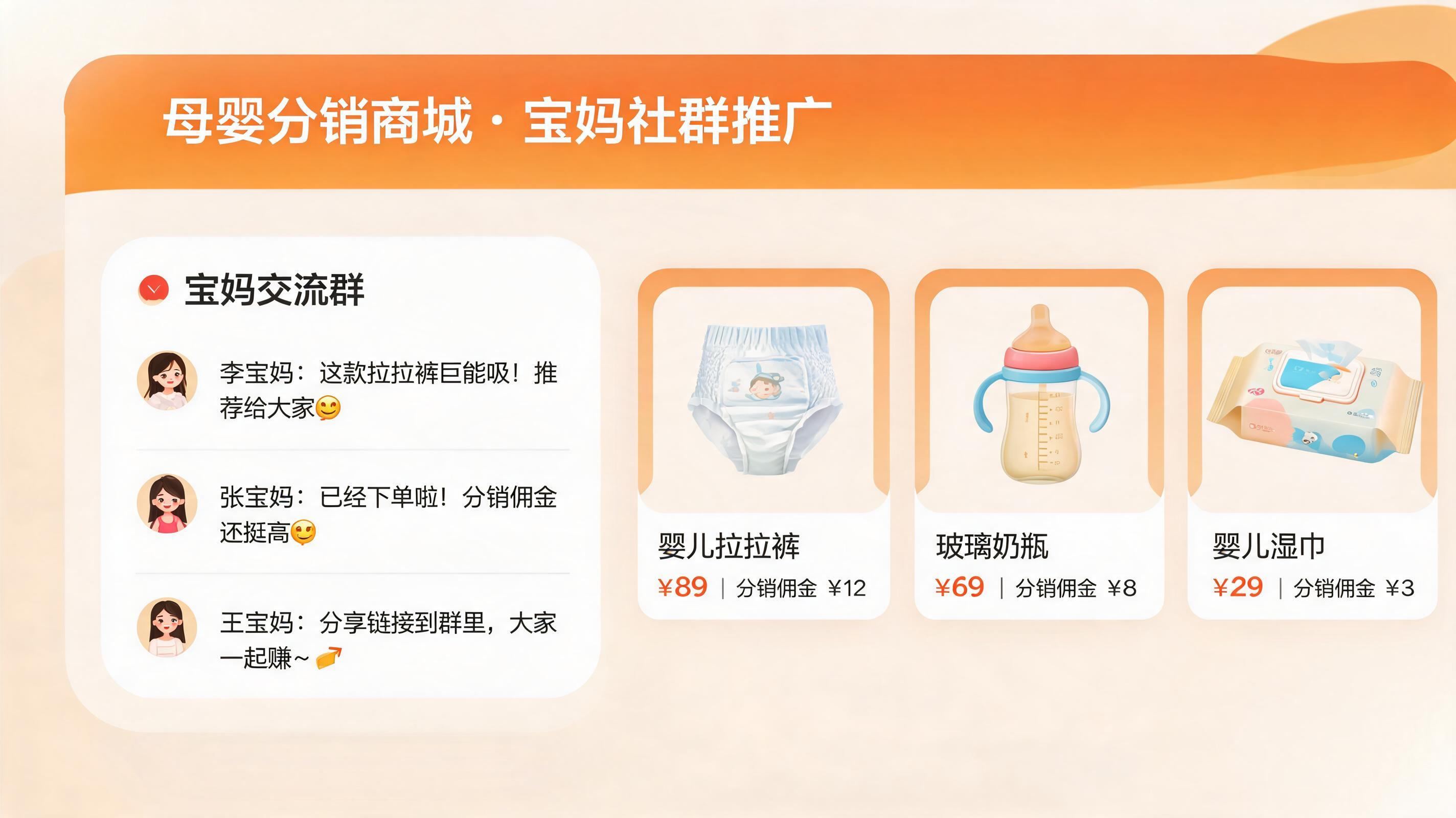 母婴用品分销场景